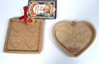 Brown Bag Cookie & Craft Art Mold Hearts Manual New With Tags 1996 Pampered Chef