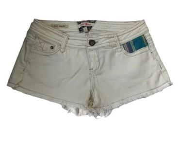 Hot Kiss CiCi Pantalones Cortos Mujer Junior Talla 7 Blanco Verano Playa Festival 16-256 Foto 1 de 4