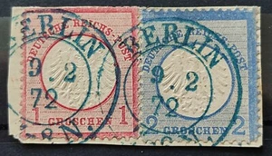 BRIEFMARKEN DEUTSCHLAND REICH POSTGESCHICHTE SCHÖNES LOT AK/16 - Bild 1 von 2