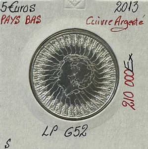 PAYS-BAS - 5 EURO 2013 en Cuivre Argenté // Qualité : SUP - Picture 1 of 2
