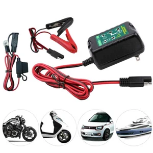 Automatic Battery Charger Maintainer Motorcycle Trickle Float For 6V 12V Battery - Picture 1 of 8