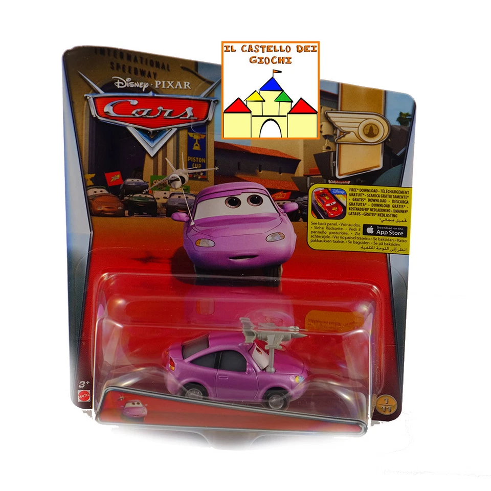 CARS Personaggio CORIANDER WIDETRACK in Metallo scala 1:55 by Mattel DLY76 - Immagine 1 di 1