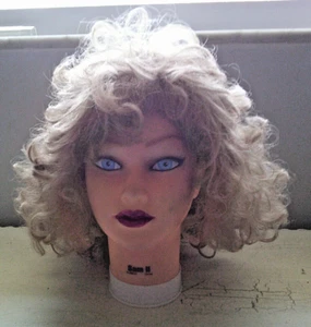 JAPANESE WIG 100% MODALRYLIC FIBER KANEKALON LG BLONDE - Picture 1 of 3
