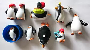 PINGUINI DI MADAGASCAR McDonalds Happy Meal Set completo di 8 Figure 2014 - Foto 1 di 2