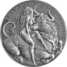 THE ABDUCTION OF EUROPA Celestial Beauty – 2022 2oz High Relief Silver Antique F