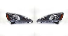 For 2009-2013 Honda Fit Headlights Head Lamps Driver & Passenger LH+RH