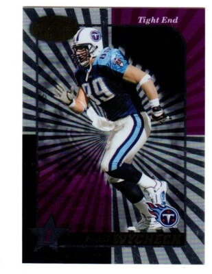 Frank Wycheck RIP TENNESSEE TITANS MARYLAND TERPS 2000 Leaf Certified #92 Ex-Mt - Image 1 of 2