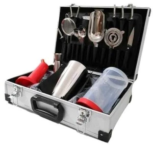 Kit Barman completo Shaker cocktail boston da 900 ml Set Cocktail Professionale - Foto 1 di 2