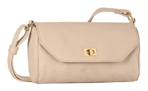 TOM TAILOR borsa a tracolla Taya Flap Bag Top Zip S Beige - Foto 1 di 3