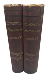 Principles Of Biology Vol 1 & 2 by Herbert Spencer - 1891!!! - Imagen 1 de 15