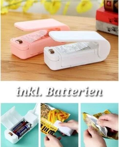 Mini Folienschweißgerät Vakumierer Bag Sealer Beutelverschließer weiß DE - Bild 1 von 6