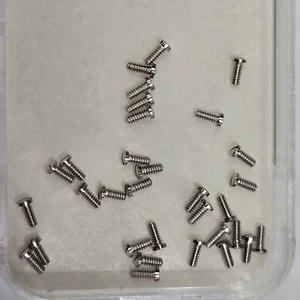 CARTIER 18K BAIGNOIRE MINI UHR WEISSGOLD LÜNETTE SCHRAUBE X 18 (NOS & ORIGINAL) - Bild 1 von 3