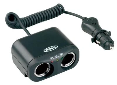Ring Doppia presa accendisigari 12V 8A con tester batteria - Immagine 1 di 4