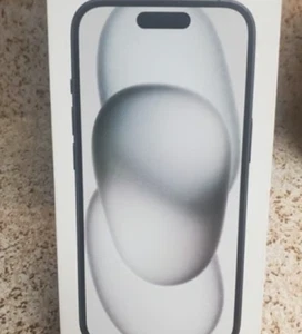 iPhone 15 Noir Titane 256 Go - Boîte vide UNIQUEMENT - Photo 1 sur 5