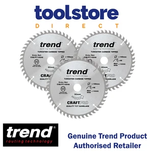 Trend CSB/PT165/3PK confezione tripla diametro 165 mm lame per seghetto a tuffo - Foto 1 di 7