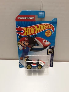 Mattel Hot Wheels 2021 HW Screen Time 8/10 Mario Kart Standard Kart 166/250 - Picture 1 of 2
