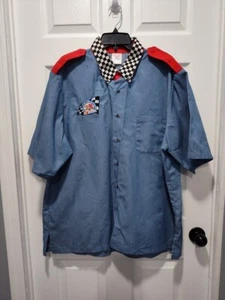 CAMISA NASCAR VINTAGE - PIT STOP OFICIAL 76 CÍRCULO K BOTÓN ABAJO XXL - Imagen 1 de 5