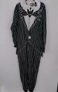 Disney Nightmare Before Christmas Jack Skellington Small Mens Union Suit Pajamas - Picture 1 of 4