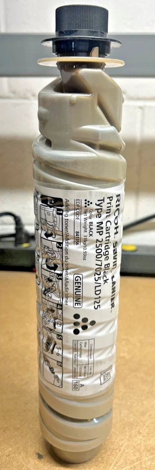 正品 Ricoh 841356 / 841000 黑色 碳粉盒 适用于 Aficio MP 2500 / 2500SP — 第 1/2 张图片