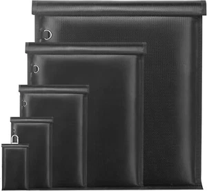 5 Pack Faraday Bags for Laptops & Tablets & Phones & Car Keys, 5 Pack, Black - Picture 1 of 4