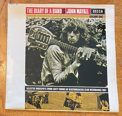 JOHN MAYALL - The Diary of a band 1- UK 1st Press 1W/1W DECCA STEREO EX/NM - Image 1 of 4