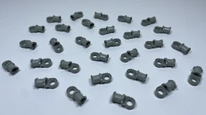 LEGO Bulk Lot Vintage Light Grey Connectors Toggle Joint Toothed (30PC) TECHNIC - Picture 1 of 1
