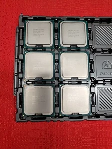 Lot of 6 Intel Core 2Duo E7400 2.80GHz 3MB 1066MHz LGA775 Processor CPU SLGW3 - Picture 1 of 3