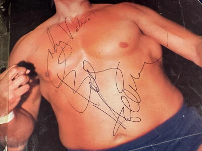 WWF WWE Program Volume 127 Tito Santana Bobby Heenan Johnny Valiant Autographs - Image 1 of 4