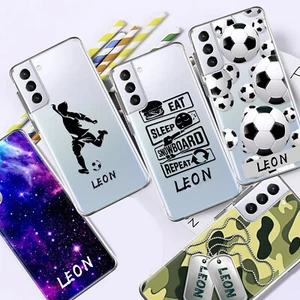 Case Personalised For Samsung Galaxy A53 A54 A05S A55 A35 Football Phone Cover - Picture 1 of 122