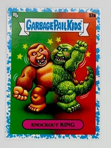 2023 Topps Garbage Pail Kids Intergoolactic Mayhem #57a KNOCKOUT KING Blue 87/99 - Picture 1 of 3