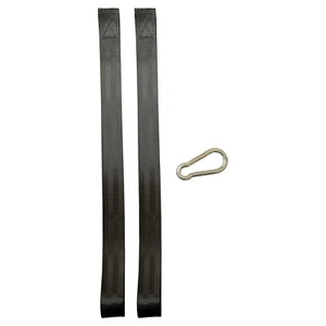 BATTLE ROPE ANCHOR STRAP SET with HOOK gym training exercise bootcamp fitness  - Picture 1 of 1