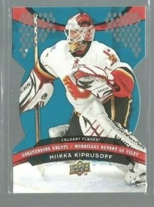 2009-10 McDonald's UD Goaltending Greats Miikka Kiprusoff #GG3 Calgary Die-Cut