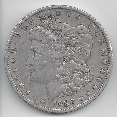 1888-O Morgan Silver Dollar F Lot 135 Cover
