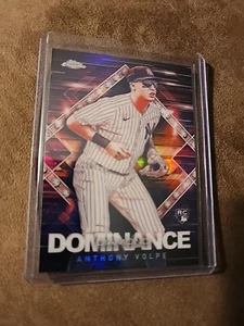 2023 Topps Chrome UPDATE Anthony Volpe #DD-6 Diamond Dominance Rookie RC SSP - Foto 1 di 2