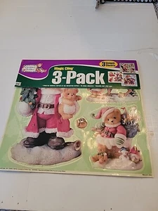 Cherished Teddies Magic Cling 3er Pack wiederverwendbares Cling - Weihnachten neu im Paket  - Bild 1 von 4