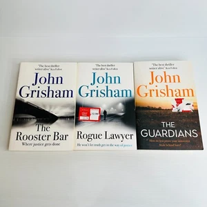 3 x John Grisham Paperback Book Lot - Crime Thriller Action Large Novels - Picture 1 of 8