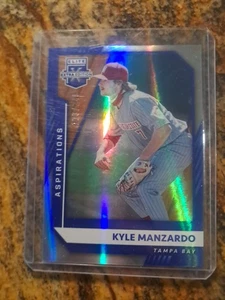 2021 Panini Elite Extra Edition #63 Kyle Manzardo /249 Rookie BLUE Rays - Bild 1 von 2