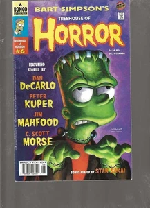BART SIMPSONS TREEHOUSE OF HORROR 6 - EE. UU. BONGO COMICS - Imagen 1 de 1