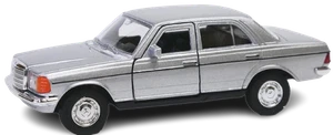 Welly Mercedes Benz W 123 argento metallizzato scala 1:34 1:39 auto 4,5... - Foto 1 di 8