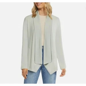 Max & Mia Damen Strickjacke mit drapierter Vorderseite hellolivgrün Größe L - Bild 1 von 5