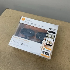 Motorola Focus66-BLK2 Wifi HD Home Video Baby Monitoring Security Cameras 2-pack - Picture 1 of 8