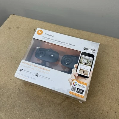 Motorola Focus66-BLK2 Wifi HD Home Video Baby Monitoring Security Cameras 2-pack - Image 1 of 4