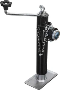 2000 LBs Capacity Weld on Pipe Mount Swivel Trailer Jack, ATR39003U , Black - Bild 1 von 6