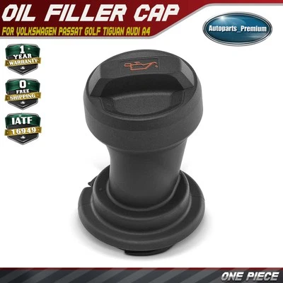 Tampa de enchimento de óleo do motor para Volkswagen Passat Golf Tiguan Beetle Audi A4 A5 Q5 Q7 - Imagem 1 de 4