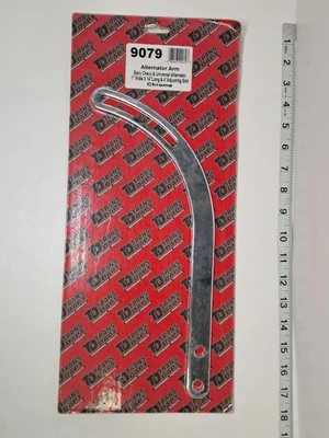 NEW Chrome 14 Inch Alternator Arm Early Chevy Universal, TD Trans- Dapt 9079 - Image 1 of 4