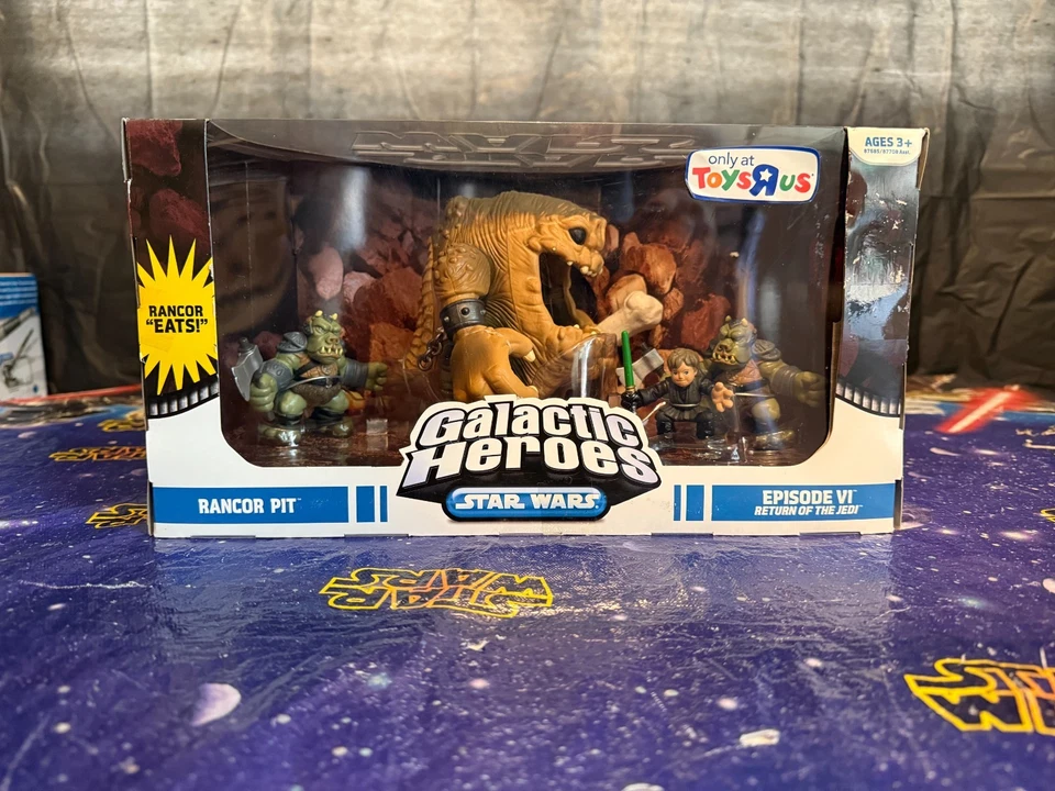 Star Wars Galactic Heroes Rancor Pit Gamorrean Guard Luke Skywalker Hasbro 3