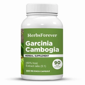 Garcinia Cambogia (Gewichtsmanagement) 90 Vege Kapseln, 800 mg - Bild 1 von 7