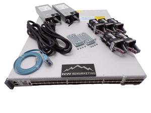 Cisco C9500-48X-A Catalyst 9500 Series 48x 10G SFP+ & C9500-NM-8X, dual AC - Picture 1 of 3