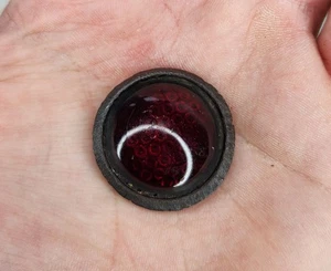 Reflectores de matrícula vintage joya de vidrio bicicleta motocicleta bicicleta rata varilla 1 pieza - Imagen 1 de 4