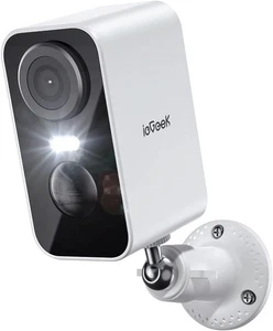 IeGeek Cámara 2K Wi-Fi Interior/Exterior Batería Sin Hilos, Videocámara - Imagen 1 de 9